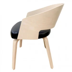 mobiliario-contract-sillon sintra contrachapado de madera de hevea natural similpiel negra 4 3